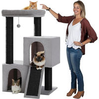 Produktbild von Purpurra Kratzbaum XXL mit extra dicken Stämmen für große Katzen 114/170 cm