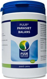 Puur Parasitus Pulver zur Unterstützung von Magen-Darm, Verdauung und Immunsystem für Pferd und Pony, 450 g – Bild 1 von 3