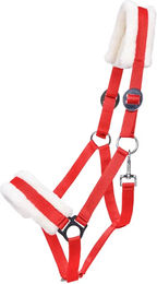 Produktbild von Q-essentials Cali Shetty Halfter aus Kunststoff in Rot