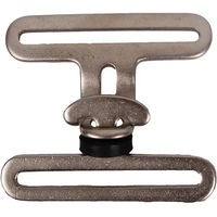 Produktbild von Q-essentials Decken-Verschluss für Gurte und Brustverschlüsse aus Edelstahl in Silber