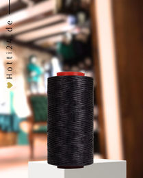 Produktbild von Q-essentials Einnähgarn gewachst Black