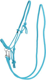 Q-essentials Seilhalfter mit Zügeln für Ponys aus Polyester in Blau und Türkis – Bild 1 von 6