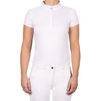 Produktbild von Q-essentials Zayla Reitshirt Polo für Kinder aus Polyester in Weiß