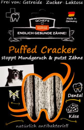 Produktbild von QCHEFS Puffed Cracker Hunde Zahnpflegesnack - 75 g