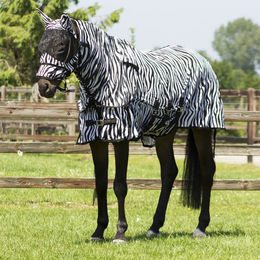 Produktbild von QHP Fliegendecke mit Halsteil und Haube