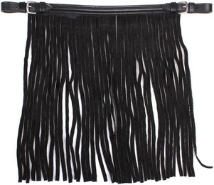 QHP Fliegenfransen Leder für Pferde – Bild 1 von 3