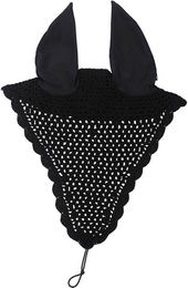 Produktbild von QHP Fliegenhaube Ohrenhaube Lungo gehäkelt