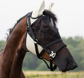 Produktbild von QHP Fliegenschutzmaske mit abnehmbarem Nasenteil