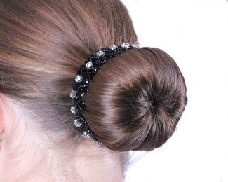 Produktbild von QHP Hair Scrunchie Diamond Knotenband