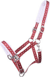 Produktbild von QHP Halfter Weihnachten mit Kunstfellpolster