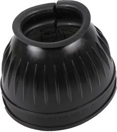 Produktbild von QHP Hufglocken Gummi-Springglocken mit Klettverschluss schwarz