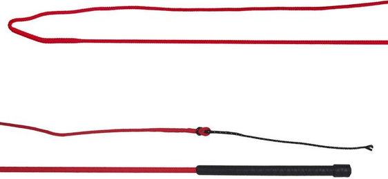 QHP Longier-Peitsche teilbar 180 cm - Rot – Bild 1 von 3