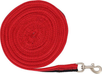 Produktbild von QHP Longierleine Collection, 8 Meter - Sunset Red