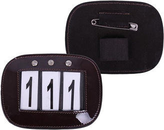 Produktbild von QHP Paar Nummernhalter Turnier Startnummern mit Strass