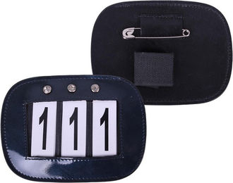 Produktbild von QHP Paar Nummernhalter Turnier Startnummern mit Strass