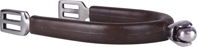 Produktbild von QHP Radsporen Damen mit Kautschuk und Edelstahl 20mm braun