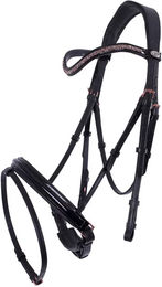 Produktbild von QHP Schwedische Trense Amor mit roségoldfarbenen Details