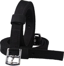 Produktbild von QHP Steigbügelriemen Nylon 120 cm schwarz - 120 cm