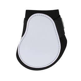 Produktbild von QHP Streichkappen Hartschale Neopren Klettverschluss Warmblut Weiß