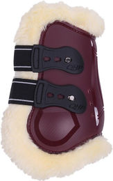 Produktbild von QHP Streichkappen Ontario mit Fellimitatfutter und Schnellverschlüssen