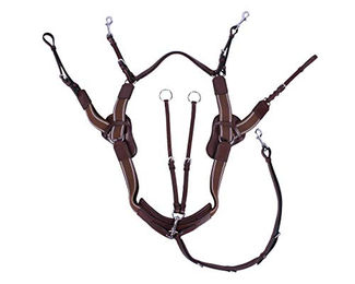 QHP Vorderzeug Sedna Leder mit Gelpads – Bild 1 von 2