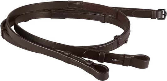 Produktbild von QHP Zügel mit Gummiunterseite und Stoppern