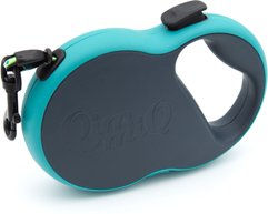 Produktbild von QimmiQ Hundeleine Leucht-Rollleine blau