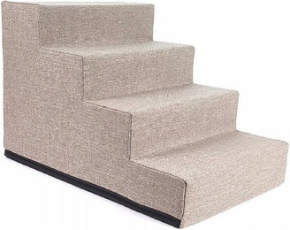 Produktbild von QLS Haustiertreppe 4 Stufen mit Stoffbezug XL