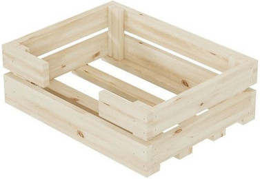 Produktbild von QLS Holz Haustierbett für Katzen und kleine Hunde