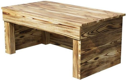 Produktbild von QLS Holzhaus Kleintierhaus aus Kiefernholz für Kaninchen und Meerschweinchen