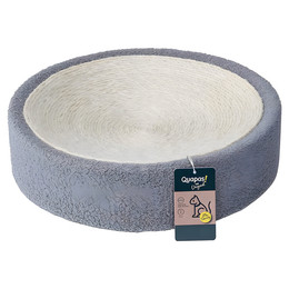 Produktbild von Quapas! Katzenspielzeug Kratzbrett Plüsch Schiefergrau