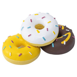 Produktbild von Quapas Toy Fun Latex Donut Set 3 Stück