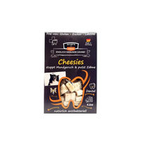 Produktbild von QChefs Cheesies Zahnpflege-Snack für Welpen glutenfrei laktosefrei und zuckerfrei 65g