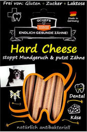 QChefs Hard Cheese Zahnpflege-Snack für Hunde aller Altersstufen und Größen getreidefrei und hypoallergen – Bild 1 von 4