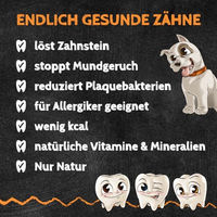 Produktbild von QChefs Puffed Cheese Hüttenkäse-Cracker Zahnpflege für Hunde getreidefrei und laktosefrei 72g
