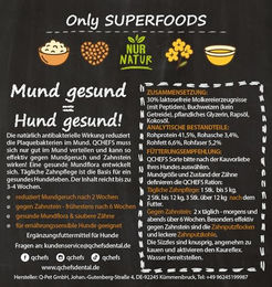 QChefs Sizzles Zahnpflege-Snack für Hunde getreidefrei und laktosefrei 65g – Bild 1 von 6