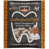 Produktbild von QChefs Zahnputzflips Zahnpflege-Snack mit Milchprotein für alle Altersstufen