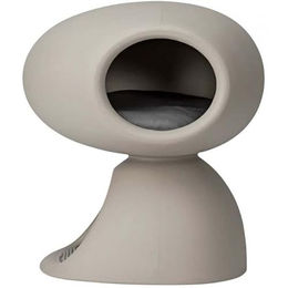 Qeeboo Katzenhöhle Stefano Giovannoni Beige aus Kunststoff – Bild 1 von 3