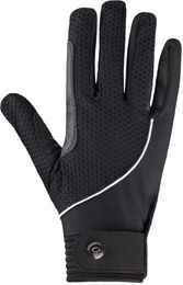 Produktbild von QHP Air-flow Reithandschuhe aus Nylon für Sommer und Unisex in Schwarz XS