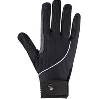 Produktbild von QHP Air-flow Reithandschuhe für Sommer und Unisex in Schwarz Größe L