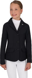 QHP Amilara Turnierjacke für Kinder in Schwarz für Herbst und Winter – Bild 1 von 1