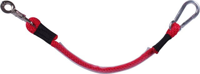 QHP Anbindestrick aus Polyester 90 cm Rot – Bild 1 von 2