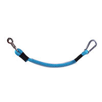 Produktbild von QHP Anbindestrick aus Polyester für Pferde in Türkis 90 cm