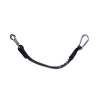 Produktbild von QHP Anbindestrick aus Polyester Schwarz 90 cm