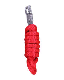 QHP Anbindestrick mit Panikhaken aus Kunststoff in Rot 2 Meter - 2 m – Bild 1 von 3