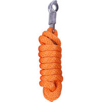 Produktbild von QHP Anbindestrick mit Panikhaken aus Seil in Orange 2 Meter