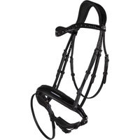 Produktbild von QHP Arleth Trense aus Leder in Schwarz für Vollblut