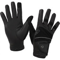 Produktbild von QHP Aubree Reithandschuhe für Damen aus Nylon in Schwarz Größe S