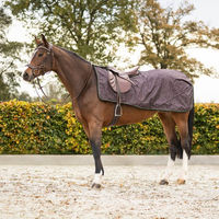 Produktbild von QHP Ausreitdecke Turnout Collection Fleece 1200D für Pferde Größe XL Driftwood