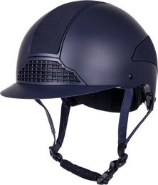 Produktbild von QHP Austyn Reithelm aus Kunststoff in Schwarz oder Blau CE-zertifiziert Größe 57-59